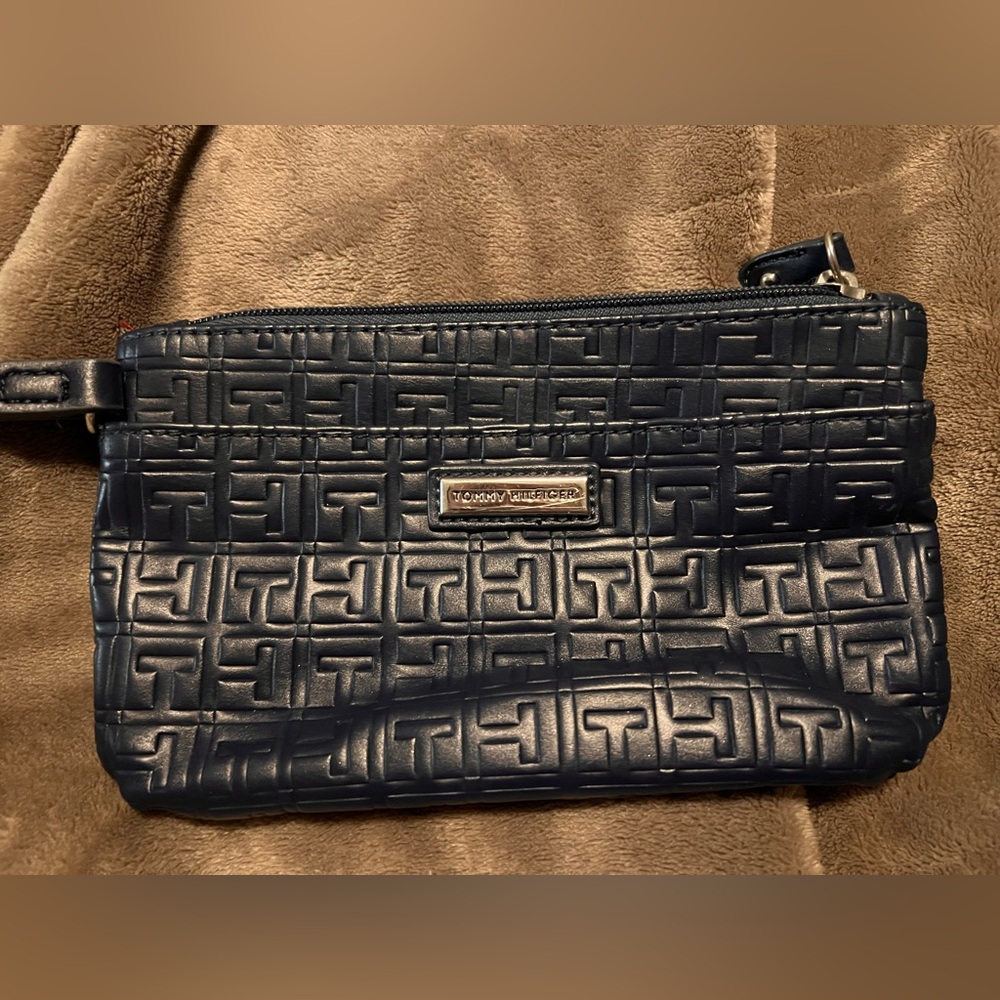 Tommy Hilfiger Navy Blue Wristlet